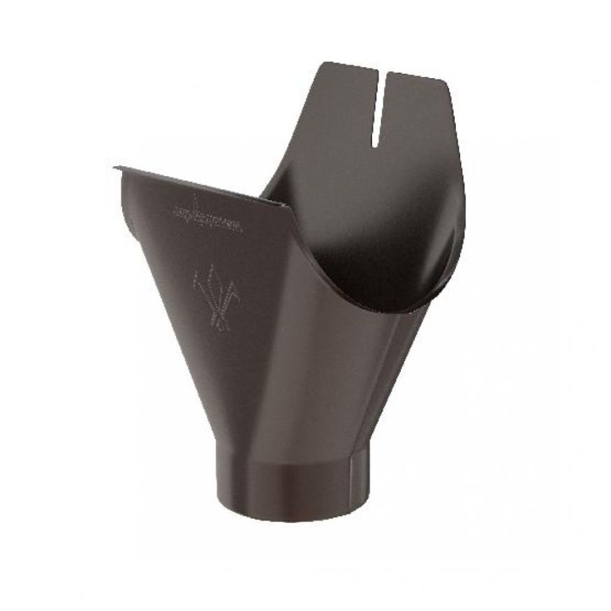 Воронка желоба Aquasystem RR 32, темно-коричневая, 125/90 мм купить в Барнауле