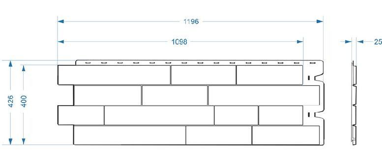 Фасадная панель Docke Алтай Графит купить в Барнауле