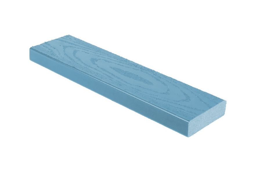 Лавочный брус ДПК АЙ-ТЕХПЛАСТ синего цвета купить в Барнауле