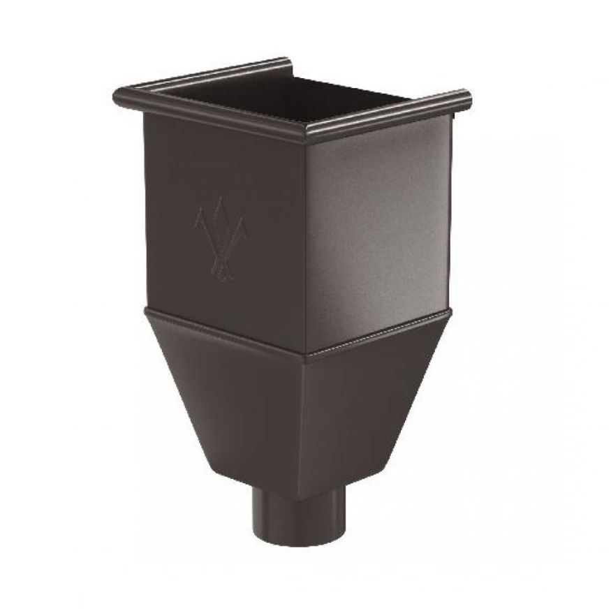 Водоотводная воронка удлиненная Aquasystem RR 32, цвет тёмно-коричневый, 125/90. купить в Барнауле