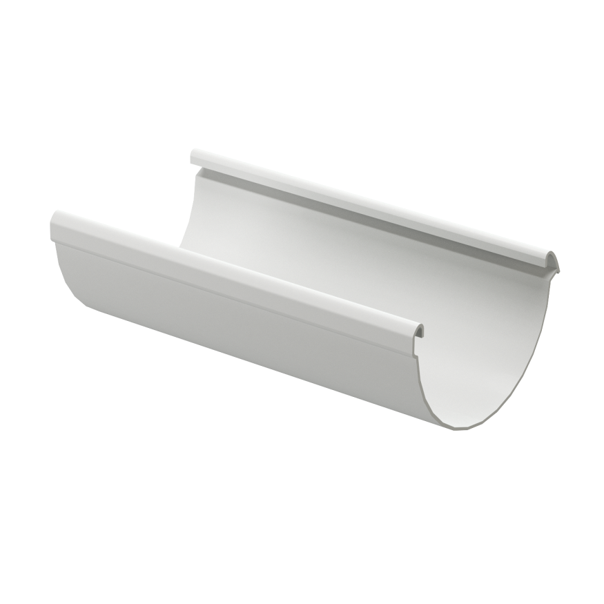 Желоб водосточный 3м Docke Lux, Пломбир купить в Барнауле