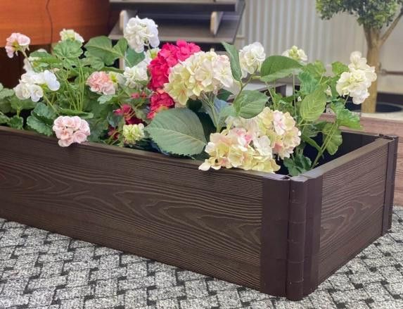 Доска для грядок и клумб из ДПК 3D, 25х150х2950, цвет венге купить в Барнауле