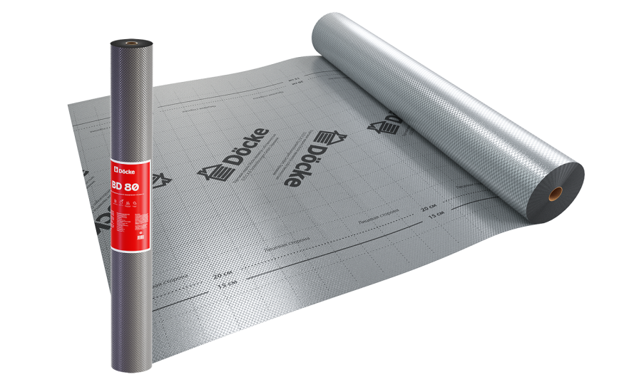 Пароизоляционная пленка BD 80 повышенной прочности Docke купить в Барнауле