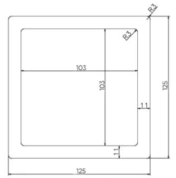 Опорный столб Polivan SINGARAJA с 3D текстурой дерева, серый цвет. купить в Барнауле