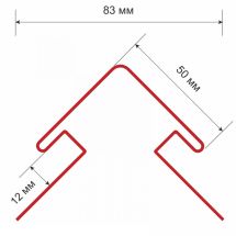 Наружный угол для сайдинга, белый
