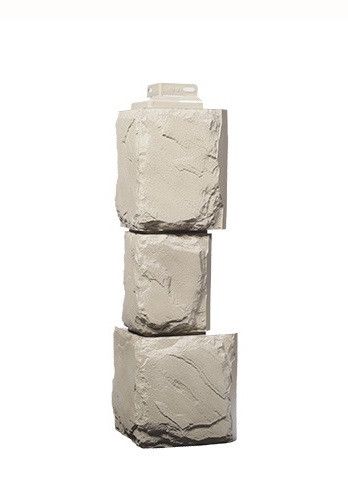 Угол Фасадного Сайдинга Серия «Крупный Камень» Песчаный купить в Барнауле