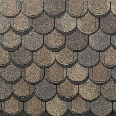 Трехслойная ламинированная черепица Shinglas, Атлантика, цвет Мадейра купить в Барнауле