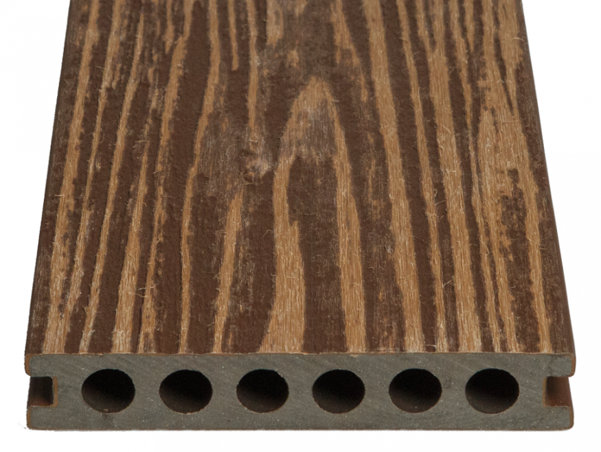 Террасная доска из ДПК CM Decking Zebrano, Коричневый (под заказ) купить в Барнауле