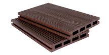 Террасная доска ДПК 3D Ай-Техпласт, цвет шоколад