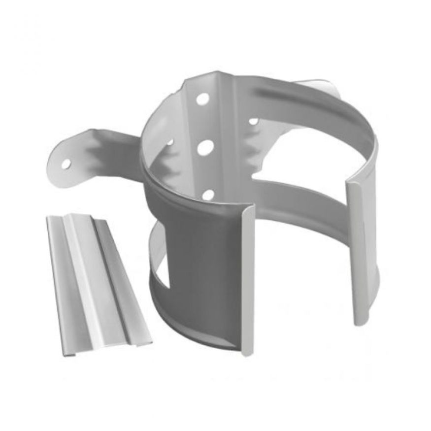 Кронштейн для трубы на деревянной основе, Grand Line, Белый (RAL 9003) купить в Барнауле