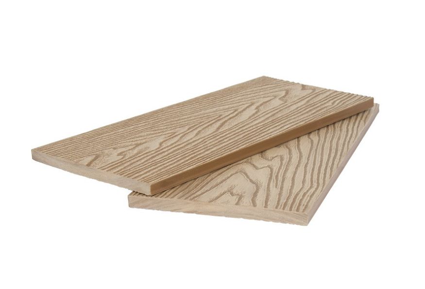 Двусторонняя универсальная полнотелая доска 3D+3D POLIVAN GROUP DENPASAR песочного цвета. купить в Барнауле