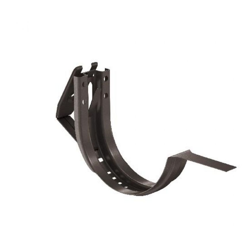 Короткий регулируемый крюк для крепления желоба Aquasystem RR 32 тёмно-коричневый 125/90 купить в Барнауле