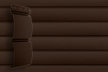 Сайдинг Grand Line, Блок-хаус D4.8 в оттенке Темный дуб